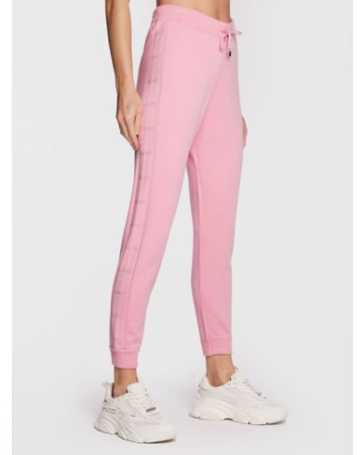Pantaloni tuta in maglia Liu Jo Sport rosa