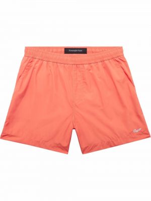 Shorts mit stickerei Zegna orange