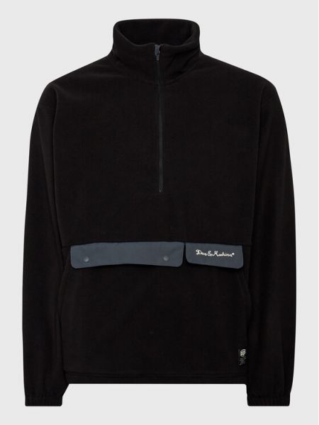 Флисовая куртка свободного кроя Deus Ex Machina черная