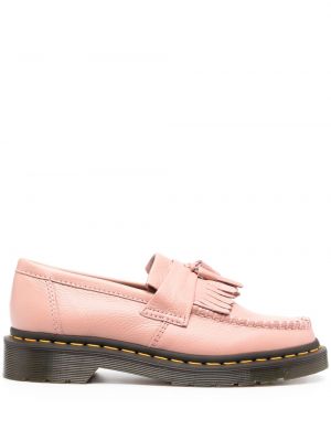 Pantofi loafer din piele Dr. Martens roz