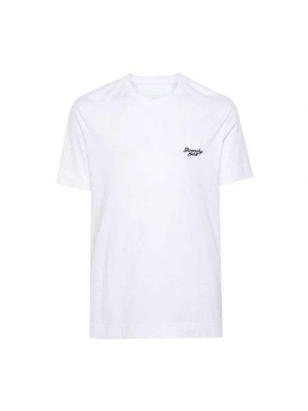 Haftowana koszulka Givenchy biała