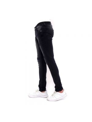 Slim fit zerrissene skinny jeans True Rise schwarz
