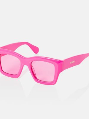 Okulary przeciwsłoneczne Jacquemus różowe