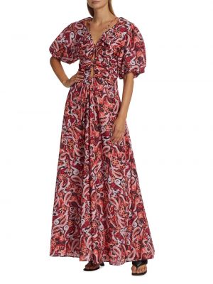Шелковое длинное платье Magali Pascal