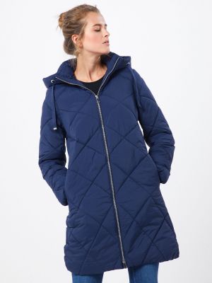 Prešívaný zimný kabát Esprit modrá