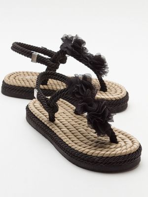 Sandále Luvishoes čierna