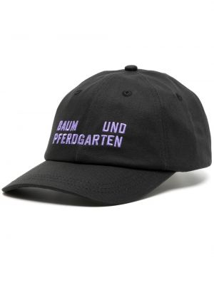 Памучна шапка с козирки Baum Und Pferdgarten черно