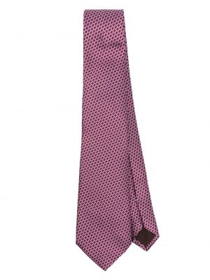 Μεταξωτή γραβάτα ζακάρ Canali