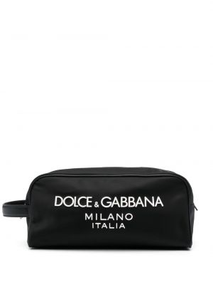 Taška s potiskem Dolce & Gabbana černá