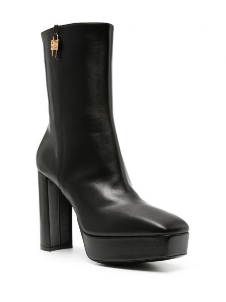 Ankle boots na platformie Givenchy czarne