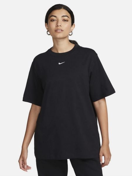 Бавовняна футболка Nike чорна