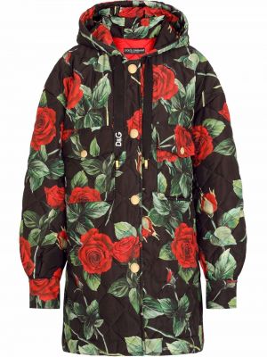 Trenchcoat mit print Dolce & Gabbana