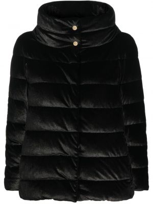 Prošivena pernata jakna Herno crna