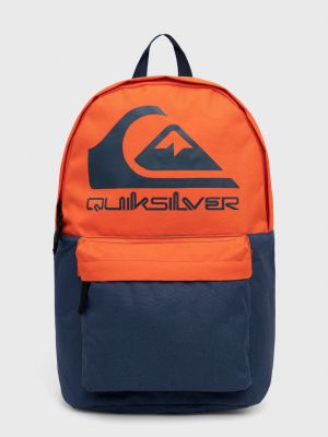 Plecak z printem Quiksilver, pomarańczowy
