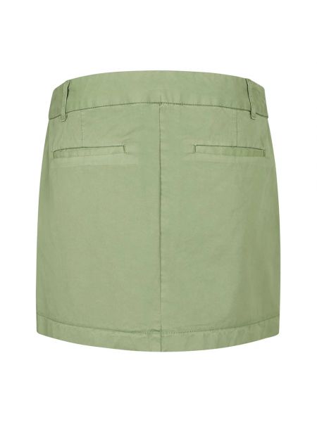 Mini falda de algodón Stella Mccartney verde