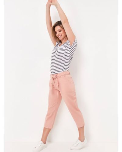 Růžové kalhoty M&co
