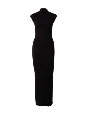 Плетена рокля Topshop черно