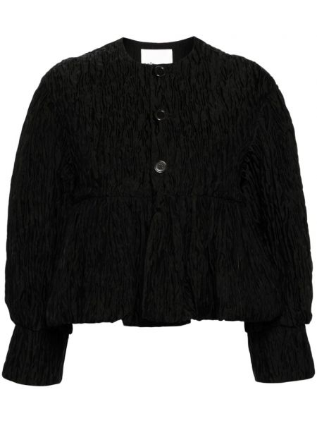 Jacke mit schößchen Noir Kei Ninomiya schwarz