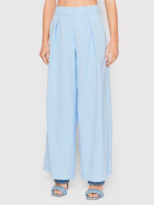 Pantalon Selected Femme bleu
