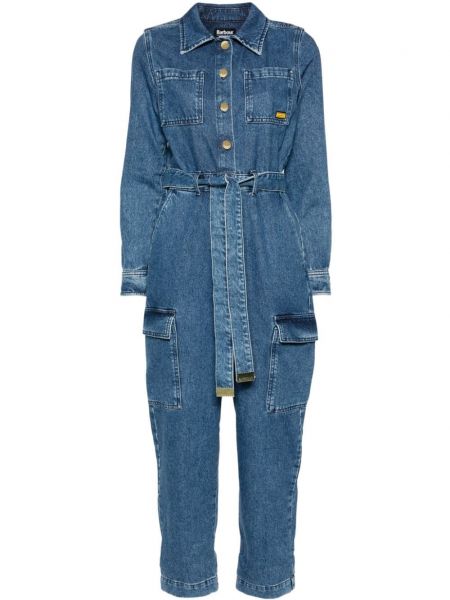 Denim jumpsuit Barbour International blå