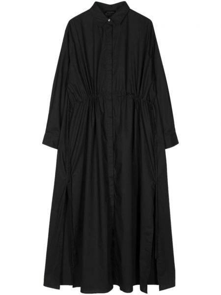 Pamučna ravna haljina Roberto Collina crna