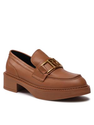Loafers Gino Rossi καφέ