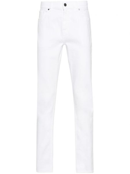 Slim fit elastīgi džinsi 7 For All Mankind balts