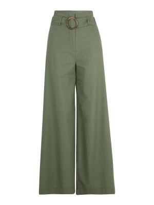 Широки панталони тип „марлен“ Vila Tall зелено