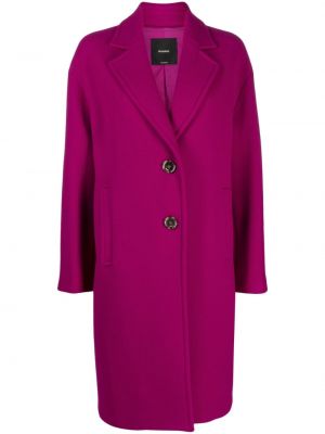 Palton de lână Pinko violet