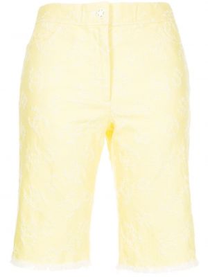 Bermudas brodeés Chanel Pre-owned jaune