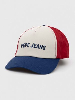 Шапка с козирки с принт Pepe Jeans