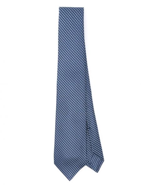 Žakardinis šilkinis kaklaraištis Kiton