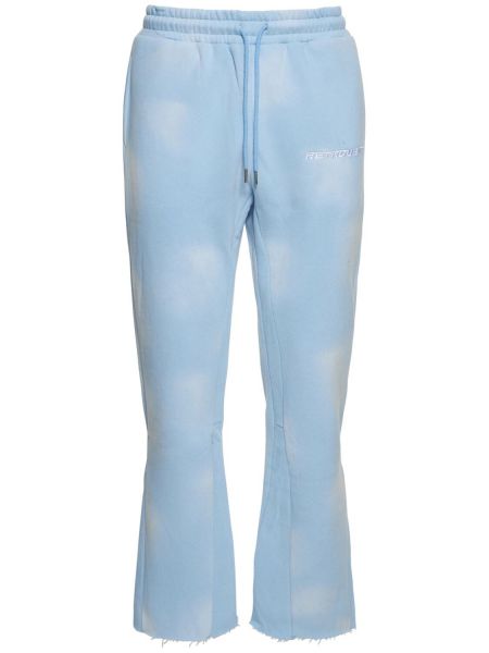 Teplákové nohavice Retrovert modrá