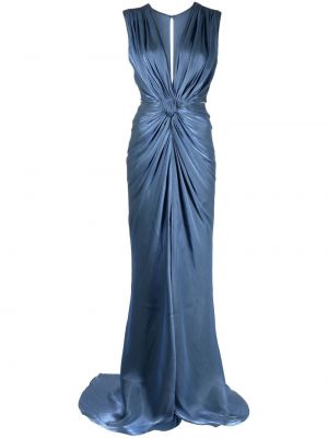 Вечерна рокля Costarellos синьо