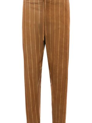 Хлопковые брюки Nick Fouquet коричневые