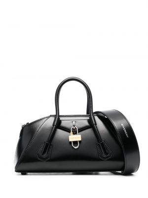 Кожени шопинг чанта Givenchy черно