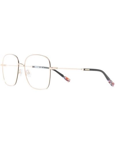 Oversize brilles Missoni Eyewear zelts