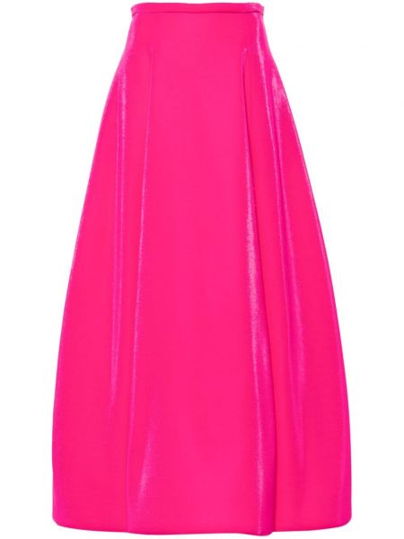 Maksi suknja Emporio Armani ružičasta