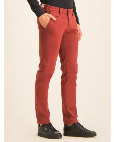 Digel Szövet nadrág 88140 Piros Regular Fit