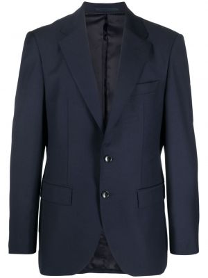 Ull lang blazer Boss blå