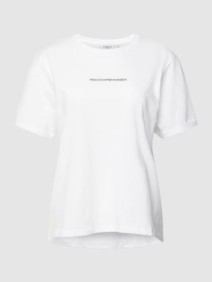 Biała koszulka Moss Copenhagen