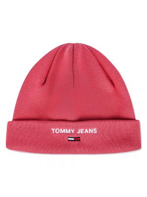 Шапка Tommy Jeans розовая
