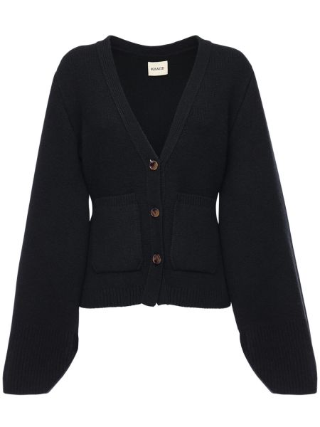 Cashmere cardigan Khaite svart