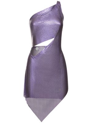 Mini vestido Fannie Schiavoni violeta