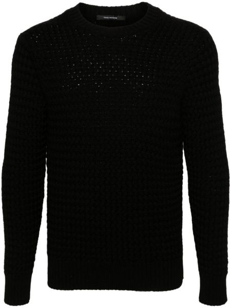 Vilnonis megztinis Tagliatore juoda