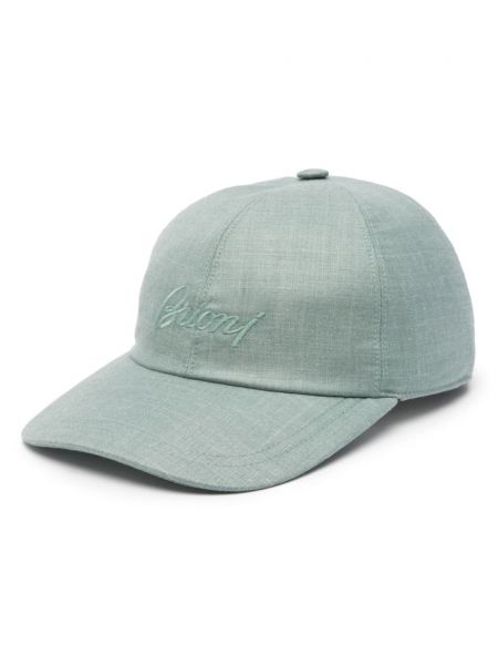 Casquette brodé Brioni vert