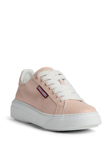 Spitzen schnür sneaker Dsquared2 pink