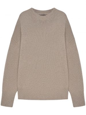 Kašmírový vlnený sveter z merina 12 Storeez hnedá