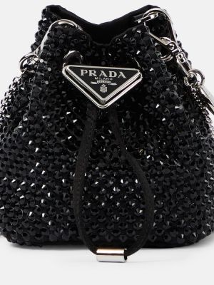 Сатенени чанта Prada