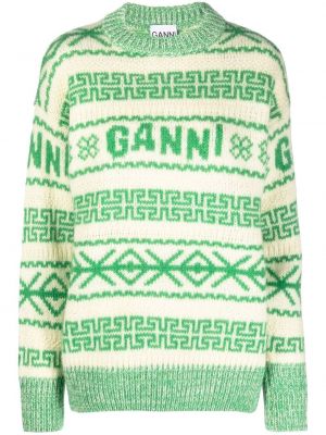 Вълнен пуловер Ganni